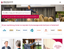 Tablet Screenshot of albertsonnevelt.nl